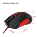 Backlit USB Wired Ajustable 3200DPI 9 Buttons Optical Gaming Mouse Mice for Windows 2000 / XP / win7 / win8 Computer Red