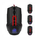Backlit USB Wired Ajustable 3200DPI 9 Buttons Optical Gaming Mouse Mice for Windows 2000 / XP / win7 / win8 Computer Red