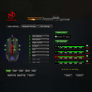 Backlit USB Wired Ajustable 3200DPI 9 Buttons Optical Gaming Mouse Mice for Windows 2000 / XP / win7 / win8 Computer Red