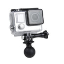 Mini Mount Tripod Ball Head Adapter Balck for GoPro Hero 2 3 3+ 4 5 SJCAM SJ6000 Camera Flexible