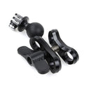 Dual Holes CNC Diving Ball Clamp Mount Bracket + Adapter For GoPro Hero 3 4