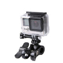 Dual Holes CNC Diving Ball Clamp Mount Bracket + Adapter For GoPro Hero 3 4
