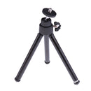 360 Rotation Mini Tabletop Extendable Tripod Stand For Phone Camera Black