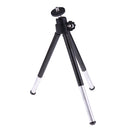 360 Rotation Mini Tabletop Extendable Tripod Stand For Phone Camera Black