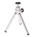 360Â° Rotation Mini Tabletop Extendable Selfie Tripod Stand for Camera iPhone Samsung Silver