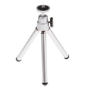 360Â° Rotation Mini Tabletop Extendable Selfie Tripod Stand for Camera iPhone Samsung Silver