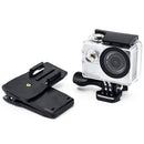 360 Rotating Adjustable Backpack Bag Hat Clip Clamp Accessories for GoPro