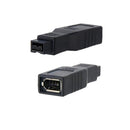 Firewire IEEE 1394 6 Pin Female to 9 Pin Male Adaptor Adapter Coupler