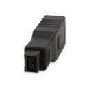 Firewire IEEE 1394 6 Pin Female to 9 Pin Male Adaptor Adapter Coupler
