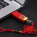USB 2.0 Flash Drive High Read Speed Memory Storage for Laptop Chinese Knot 32GB
