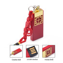 USB 2.0 Flash Drive High Read Speed Memory Storage for Laptop Chinese Knot 32GB