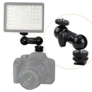 Multi-function Double Ball Head With Shoe Mount 1/4" Screw For LCD Monitor
