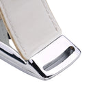 PU Leather Clamshell Flash Drive U-Pan Disk Memory Stick USB 2.0 for PC Laptop White16GB