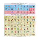 AR 3D Painting Education Game Cardboad Creative Reused Painting Theme Card