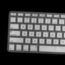 Laptop Keyboard Skin Protector Film Cover for Macbook Air Pro 13/15/17inch Silver