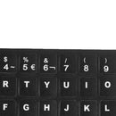 Spanish Keyboard Stickers Protective Cover with White Letters For Laptop PC