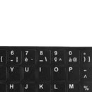 French Keyboard Stickers Protective Cover with White Letters For Laptop PC