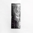 Dustproof Korean Keyboard Sticker Standard Letters Button Alphabet Layout