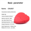 64-GB Red Heart USB Flash Drive Pen Drives Pendrive Memory Stick for Laptop
