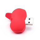 64-GB Red Heart USB Flash Drive Pen Drives Pendrive Memory Stick for Laptop
