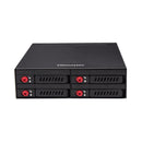 4x2.5"SATA SSD To 5.25 Drive Bay Hot Swap Mobile Rack HDD Docking Station