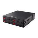 4x2.5"SATA SSD To 5.25 Drive Bay Hot Swap Mobile Rack HDD Docking Station