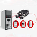 4x2.5"SATA SSD To 5.25 Drive Bay Hot Swap Mobile Rack HDD Docking Station