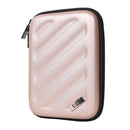 BUBM EVA Hard Drive Case Electronics Accessories Organizer Travel Bag Gold