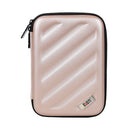 BUBM EVA Hard Drive Case Electronics Accessories Organizer Travel Bag Gold