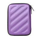 Electronic Accessories Bag for Universal Cable USB Waterproof Travel Digital Product Organizer Case for Hard Drive Charger Handbag Purple
