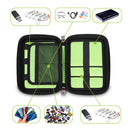 Electronic Accessories Bag for Universal Cable USB Waterproof Travel Digital Product Organizer Case for Hard Drive Charger Handbag Purple