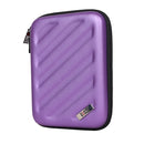 Electronic Accessories Bag for Universal Cable USB Waterproof Travel Digital Product Organizer Case for Hard Drive Charger Handbag Purple