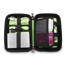 Electronic Accessories Bag for Universal Cable USB Waterproof Travel Digital Product Organizer Case for Hard Drive Charger Handbag Purple