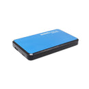 2.5'' SATA HDD SSD Hard Disk Drive Enclosure Case Box with USB Cable For PC Laptop Blue