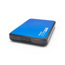2.5'' SATA HDD SSD Hard Disk Drive Enclosure Case Box with USB Cable For PC Laptop Blue
