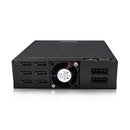 6-Bay Mobile Rack Hot Swap Backplane for 2.5in Sata I/II/III HDD Drives Dock