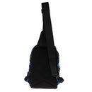 Outdoor Travel Single Strap Shoulder Bag School Travel Sports Gym Climing Blue Camo