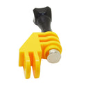 90 Degree Direction Adapter Elbow Mount With Screw For Gopro Hero 4 5 Yellow