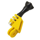 90 Degree Direction Adapter Elbow Mount With Screw For Gopro Hero 4 5 Yellow