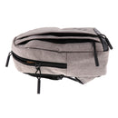 Light Gray USB Port Bag Crossbody Shoulder Daypack Men Compact One Strap Chest Backpack