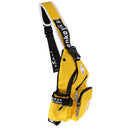 Yellow Men Casual Chest Bag Pack w/ Single Shoulder Strap Crossbody Travel Daypack