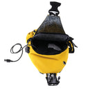 Yellow Men Casual Chest Bag Pack w/ Single Shoulder Strap Crossbody Travel Daypack