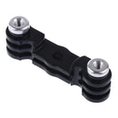 Dual Mount Holder Handle Grip Pole Adapter For GoPro Hero 3+ 4 & LED Light