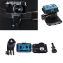Strong Aluminum Waist Belt Tripod Mount For GoPro Xiaomi Yi Camera Blue