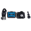 Strong Aluminum Waist Belt Tripod Mount For GoPro Xiaomi Yi Camera Blue