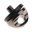 Alloy 1/4" Screw Adapter Connecting For DSLR SLR Camera Shoulder Strap Black