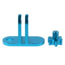 Lightweight Aluminum Frame Headset Mount for XiaoMi YI Action Camera Blue