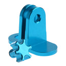 Lightweight Aluminum Frame Headset Mount for XiaoMi YI Action Camera Blue