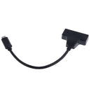 USB3.1 Type C to SATA III 22Pin (7 Pin+15 Pin) for SSD Hard Drive Adapter for 2.5'' HDD SSD