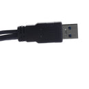 USB 3.0 to SATA 22Pin Adapter Y-Cable with USB Power Cable for 2.5" HDD SSD